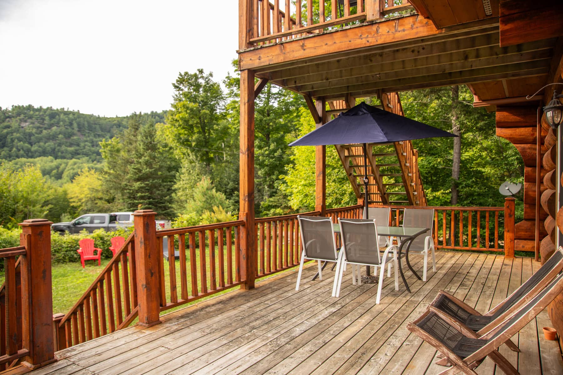 Terrasse de la Suite de l'Auberge Couleurs de France